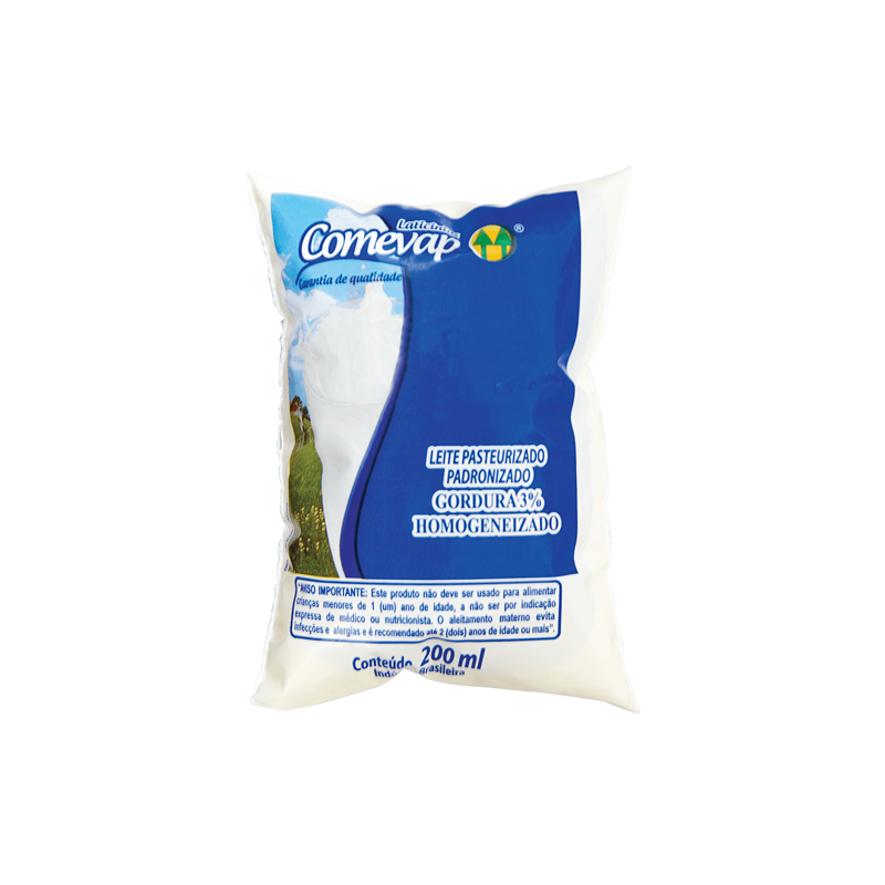 LEITE PASTEURIZADO INTEGRAL 200ML