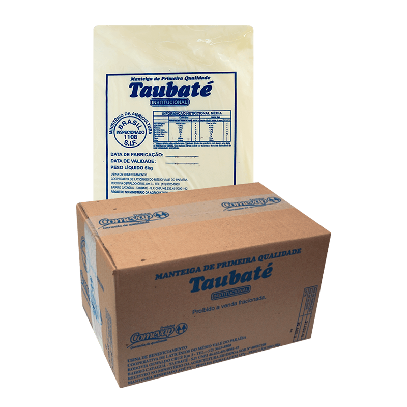 MANTEIGA TAUBATÉ 5000G SEM SAL