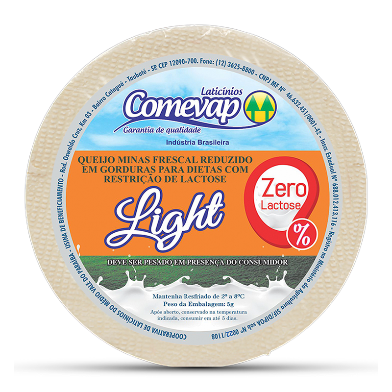 QUEIJO MINAS FRESCAL LIGHT ZERO LACTOSE